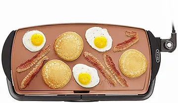 BELLA Copper Titanium Coated Non-Stick Griddle