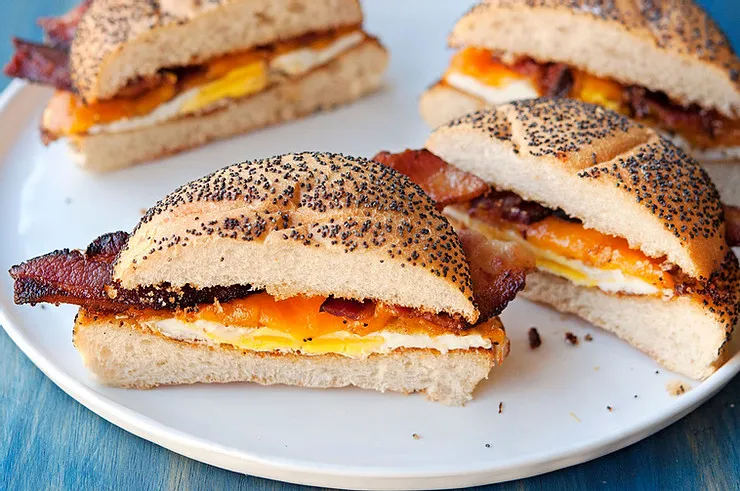 Blackstone griddle breakfast sandwich