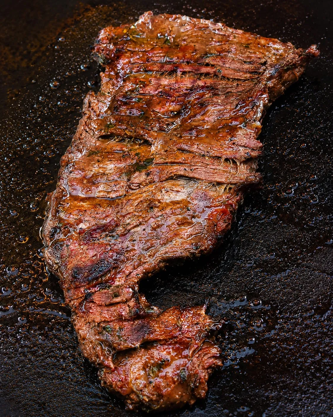 Carne asada on a Blackstone griddle
