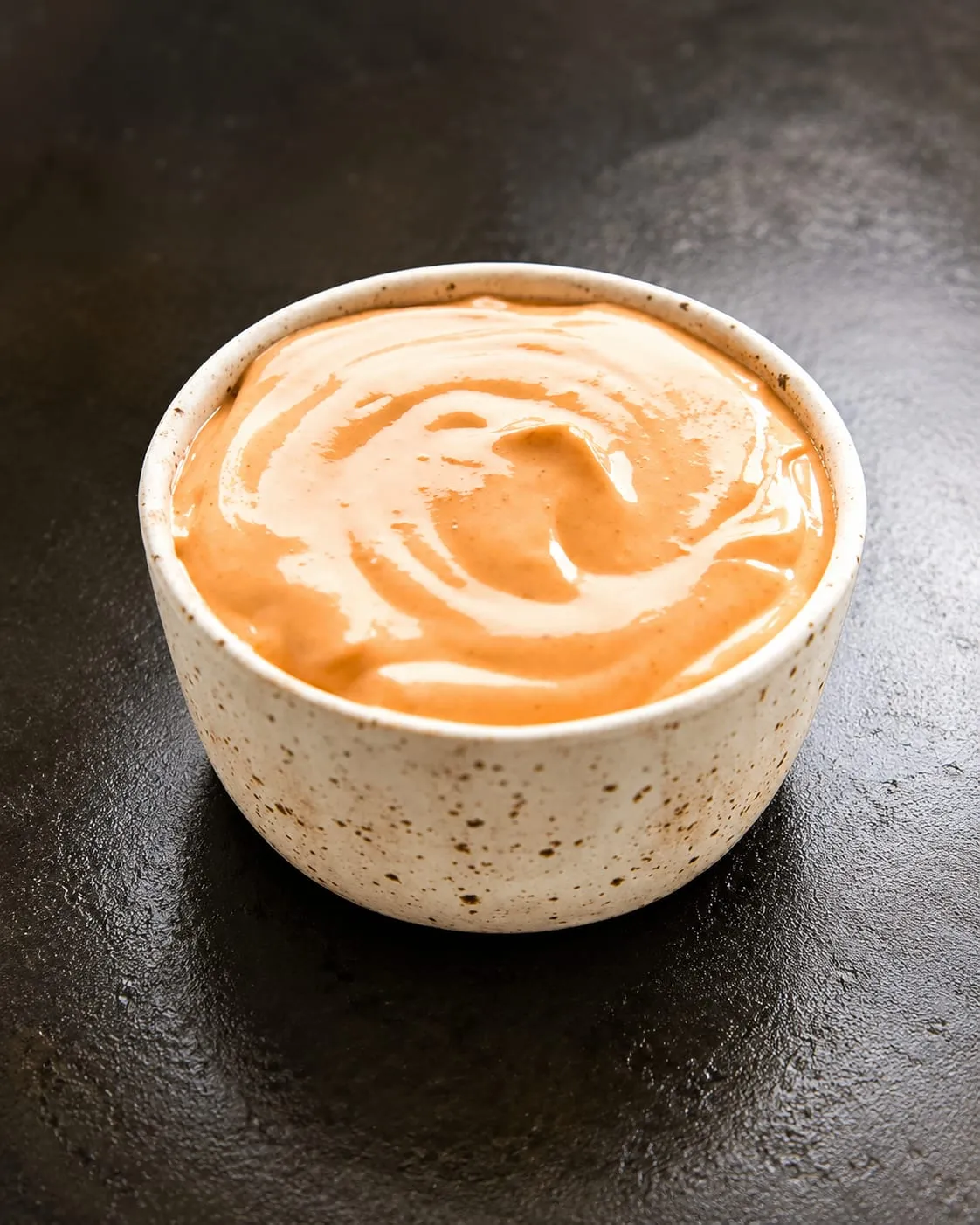 Spicy mayo sauce with sriracha and Kewpie mayo for Blackstone smash burgers and tacos